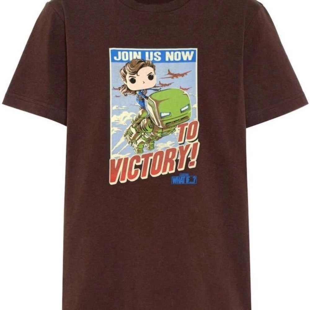 Capain Carter What If? Funko Graphic T-Shirt W Hydra Stomper - New- Size XL